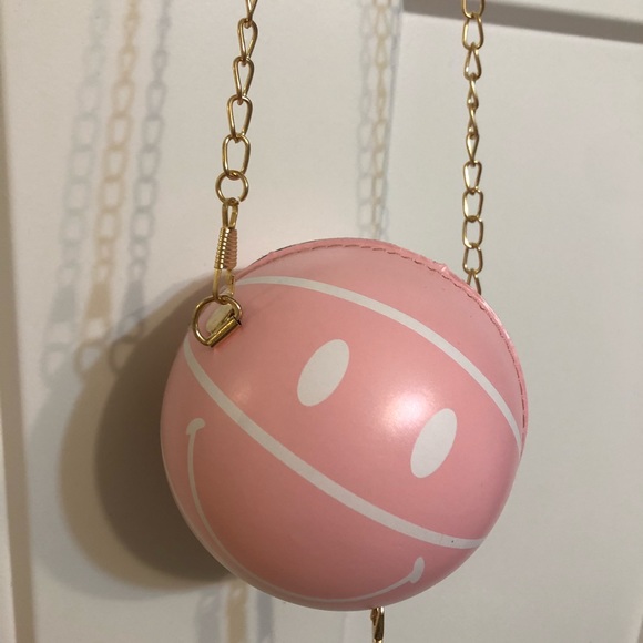 Super Cute Mini Pink Basketball Crossbody Bag - Picture 4 of 7